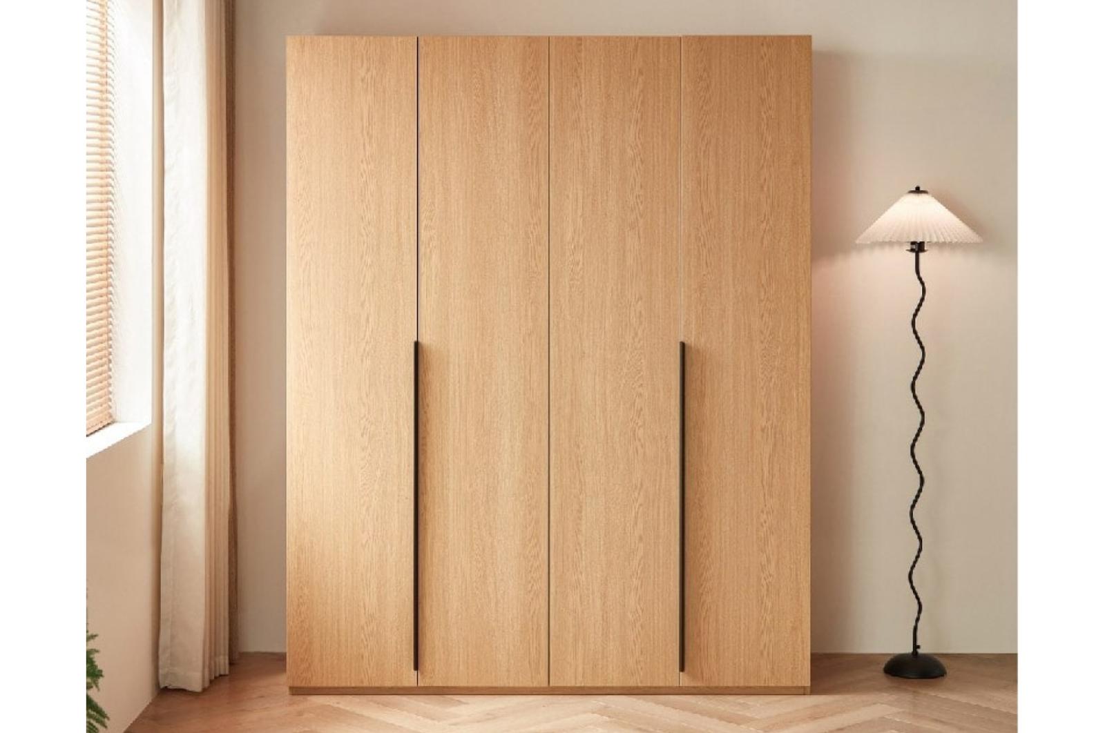 Ueno 4 Doors Wardrobe (1.60m)